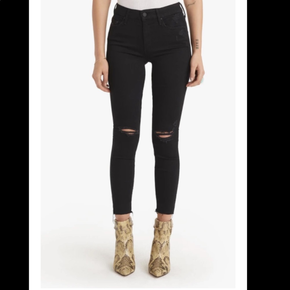 Mother looker ankle Frey jean in guilty as sin